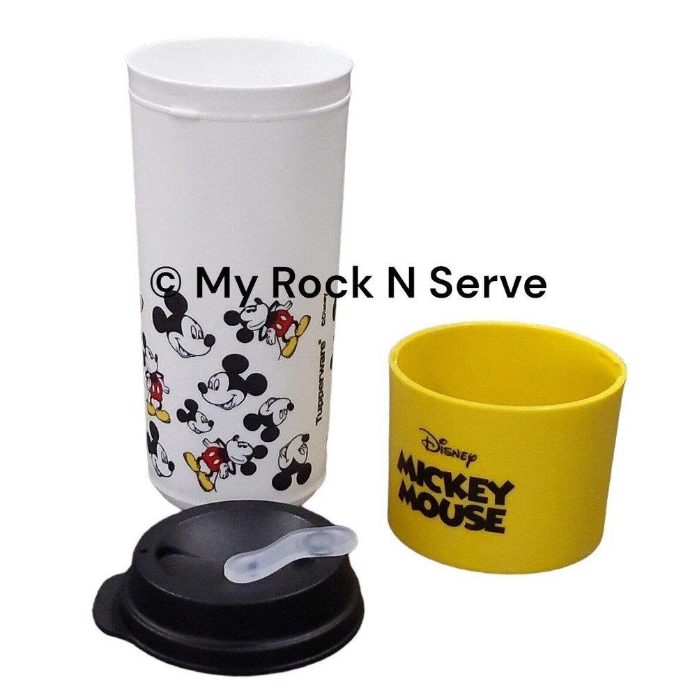 TUPPERWARE Disney Mickey Mouse Drink To Go Tumbler 16 oz New